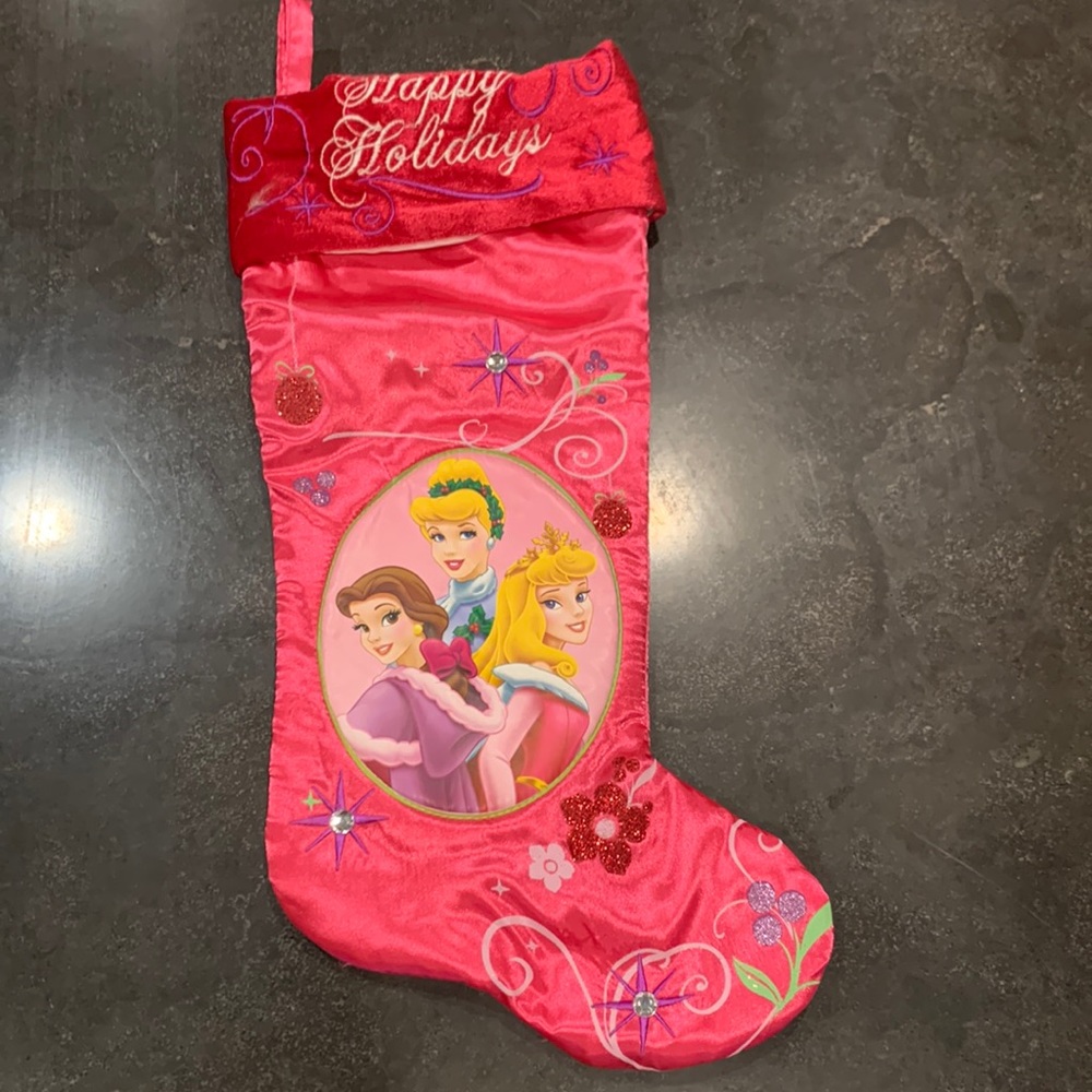 Disney Princess Happy Holidays Christmas Stocking